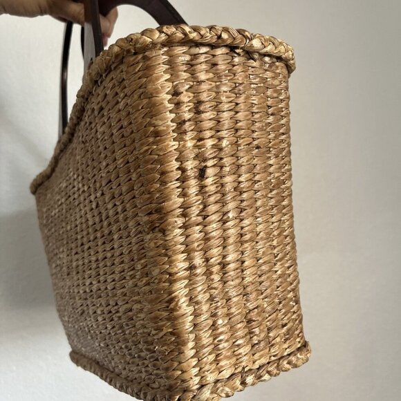 St John’s Bay PURSE HANDMADE WOVEN HAND-BAG FAIR ISLE ART PICTURE ZIP POCKT - Picture 8 of 15